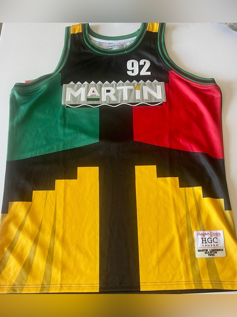 Martin 92 Multicolor Graphic Basketball Jersey
